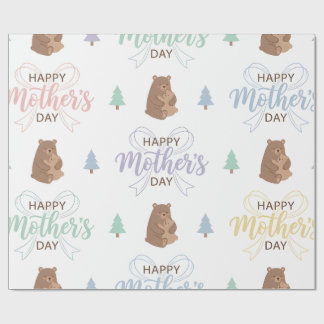 Papel De Presente Wrapping Paper-Mother's Day wrapping paper, 
