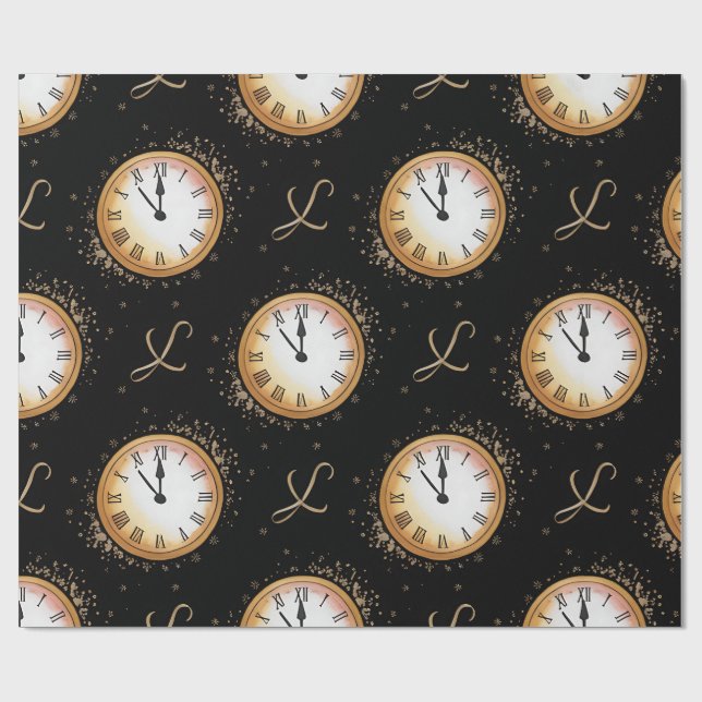 Papel De Presente Wrapping Paper-New Year 2026 Wrapping Paper (Aberto)