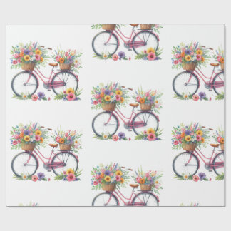 Papel De Presente Wrapping Paper-Pastel Spring Floral Wrapping Paper