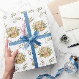 Papel De Presente Wrapping Paper - Rabbits Pattern