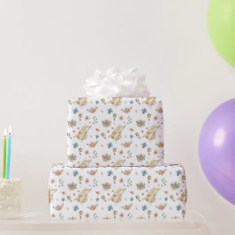 Papel De Presente Wrapping Paper - Rabbits Pattern