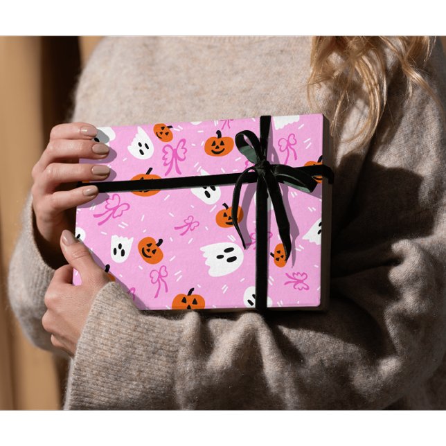 Papel De Presente Wrapping Paper Spooky Halloween  (Criador carregado)