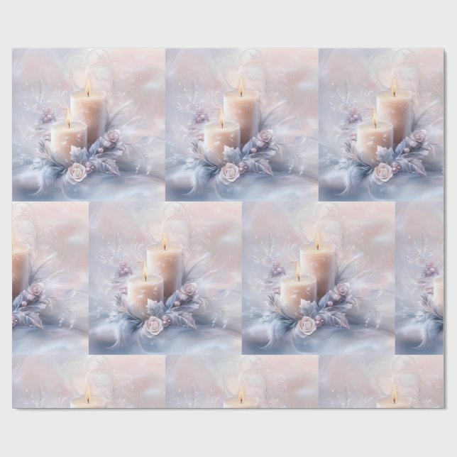 Papel De Presente Wrapping Paper-Victorian Winter Christmas Wrapping (Aberto)