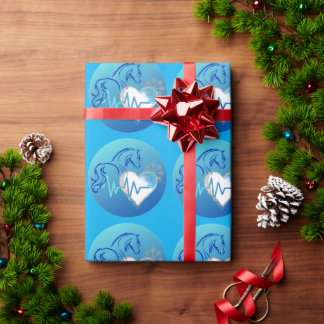 Papel De Presente Wrapping Paper Winter Logo 