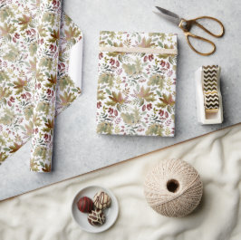 Papel De Presente Wrapping Paper - Winter Pattern