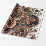 Papel De Presente Wrapping with Christmas Motifs n12<br><div class="desc">This special wrapping paper is the ideal choice for the holiday season. Featuring delightful Christmas motifs,  it adds a unique and festive touch to your gift exchange,  making each package a charming and memorable experience.</div>