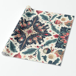 Papel De Presente Wrapping with Exclusive Christmas Motifs n8