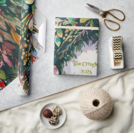 Papel De Presente Wreath