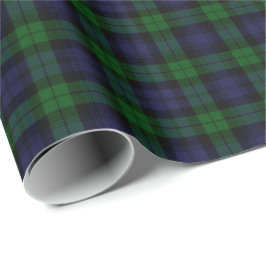 Papel De Presente Xadrez de Tartan do Black Watch