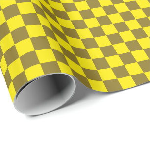 Papel De Presente Xadrez de Zest e Acid