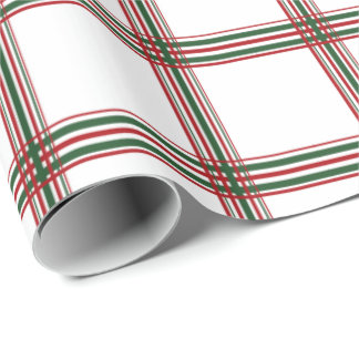 Papel De Presente Xadrez do Natal