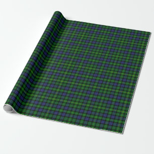 Papel De Presente Xadrez do Scottish Clan MacBride Tartan