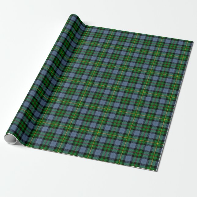 Papel De Presente Xadrez Escocesa Clan Smith Tartan (Desenrolado)