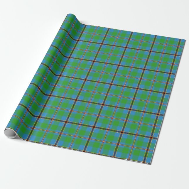 Papel De Presente Xadrez Escocesa Clan Snodbean Tartan (Desenrolado)