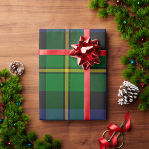 Papel De Presente Xadrez escocesa de Tartan