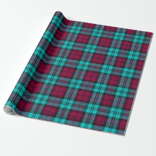 Papel De Presente Xadrez Red Campbell Abercrombie Blackwatch