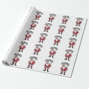 Papel De Presente Xmas Gift Papai Noel Foi Um Ano Difícil