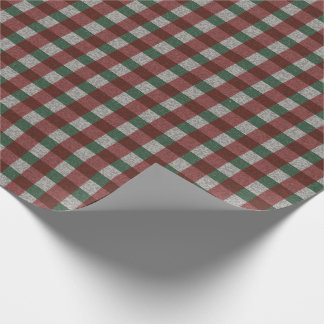 Papel De Presente Xmas Gingham 1940