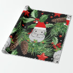 Papel De Presente xmas santa claus guinea<br><div class="desc">"xmas santa claus guinea", "cavy, "christmas guinea", " engraçada guiné", " santa claus guinea", " papais noeis guiné", "christmas feios", "xmas feio", "xma guiné" de xmas"</div>