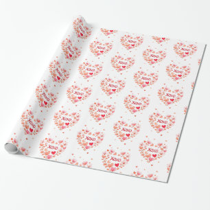 Papel De Presente XOXO para amantes