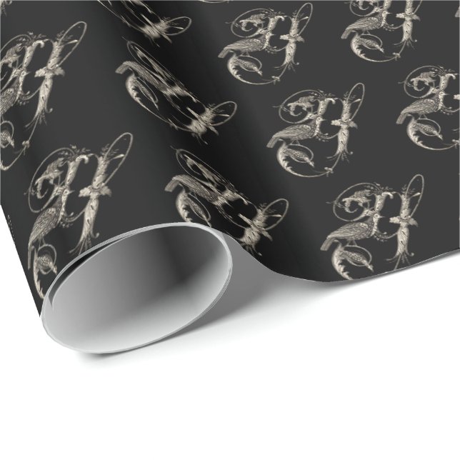 Papel De Presente Yacou Bird Pattern Wrappaper (Ponta do rolo)
