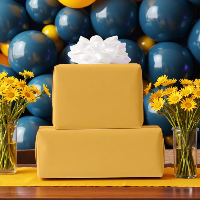 Papel De Presente Yellow Birthday  (Criador carregado)