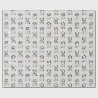 Papel De Presente Yo Santa Funny Summer Christmas Tropical Holiday