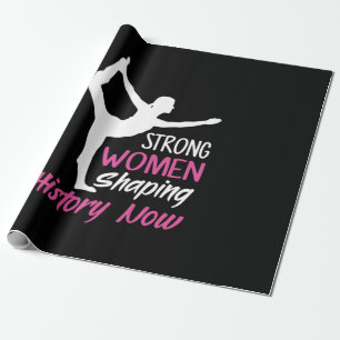 Papel De Presente Yoga Lover Mulher Forte Yoga