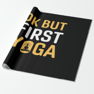Papel De Presente Yoga Lover Ok Mas Primeira Ioga
