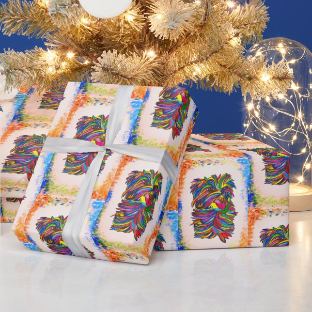 Papel De Presente Yorkshire Love BG Wraping Paper (Feriados)