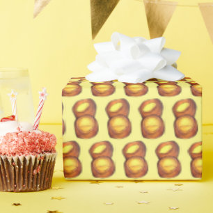 Papel De Presente Yorkshire Pudim Sunday Roast UK Comida britânica