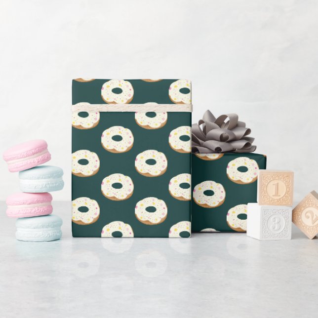 Papel De Presente Yummy rosquinha (Chá de bebê)
