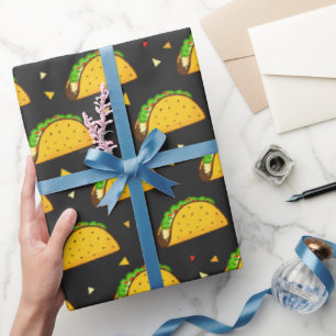 Papel De Presente Yummy Taco Pattern