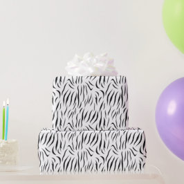 Papel De Presente Zebra Print