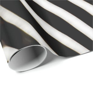 Papel De Presente Zebra Stripes