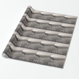 Papel De Presente Zeppelin sobre a cidade de Nova York