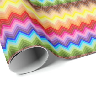 Papel De Presente Zig Zag