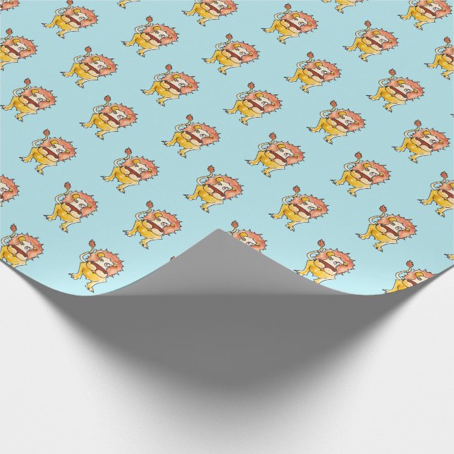 Papel De Presente Zodiac Leo (Ponta)