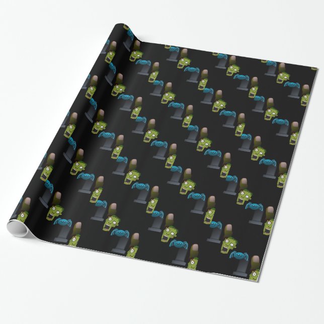 Papel De Presente zumbi (Desenrolado)