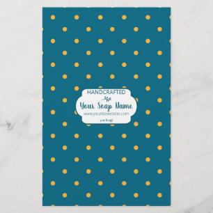 Papel de Quebra de Sabão Azul e Amarelo