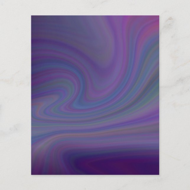 Papel de raspagem de espirais roxas (Frente)