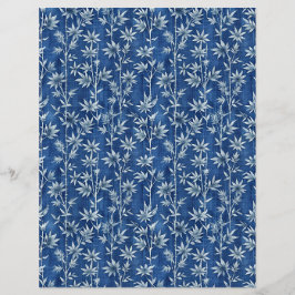 Papel de raspagem floral de padrão floral de Indig