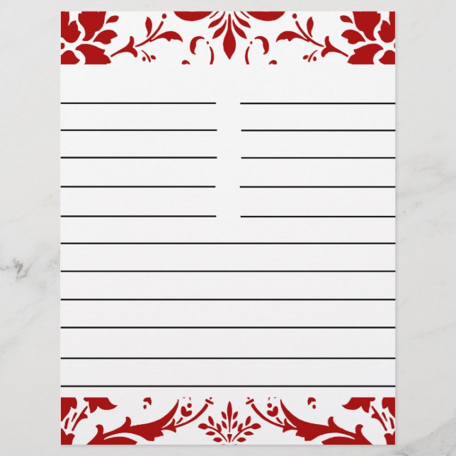 Papel de recebimento personalizado da correspondên (Frente)