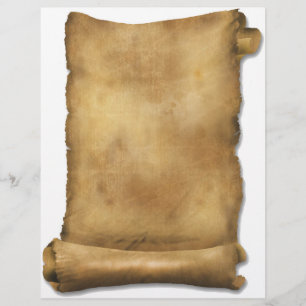 Papel de Rolagem Antigo Letterhead