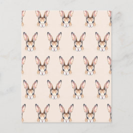 Papel de Rosto Coelho de Páscoa Cura em Água Moder