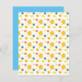 Papel de Sapbook amarelo alaranjado Lemons amarelo