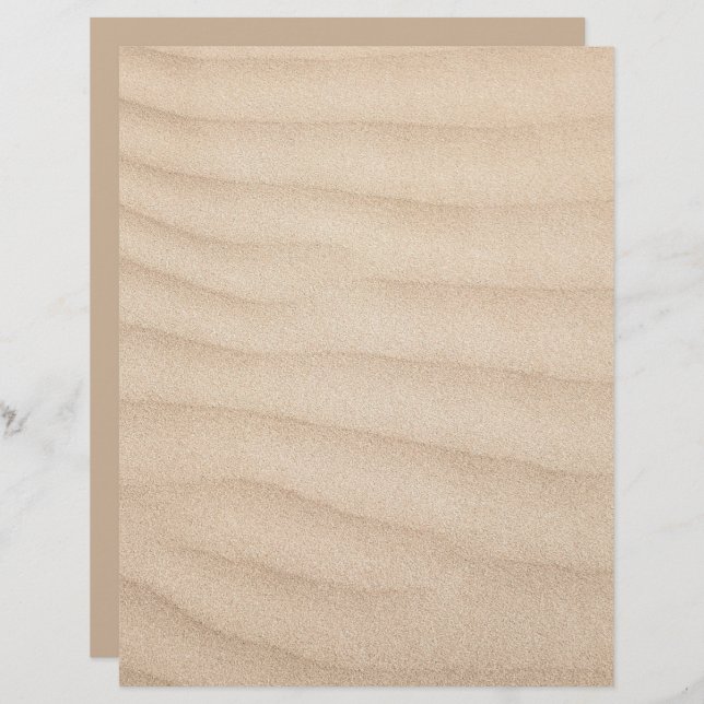 Papel de Scrapboobooking em Segundo Plano da Praia (Frente/Verso)