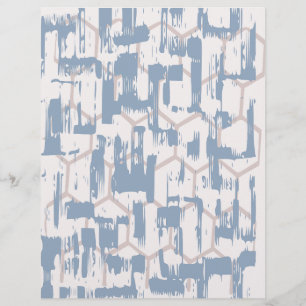 Papel de Scrapbook Abstrato Cinza e Creme