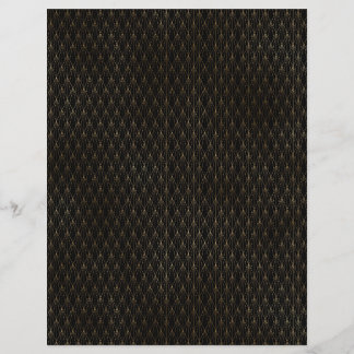 Papel de Scrapbook Art Déco Preto e Dourado