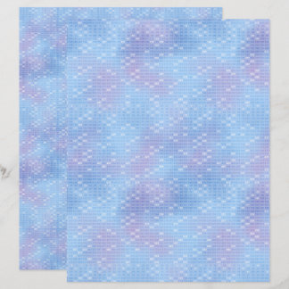 Papel de Scrapbook Azul Claro da Peneira de Eratós